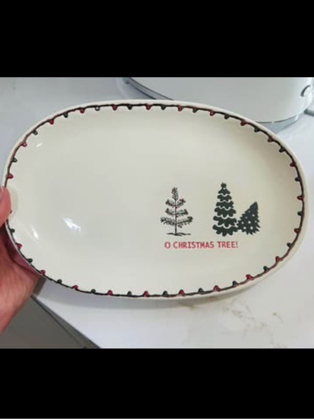 Potters Studio Christmas Platter
